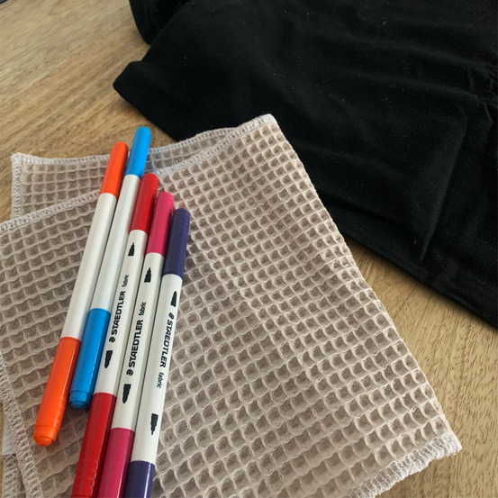 Kit pour customiser son propre tote bag - noir