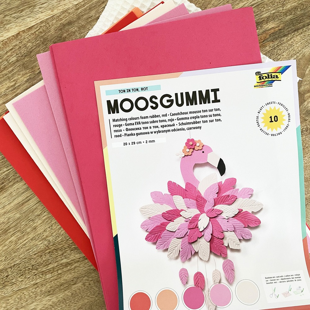 Kit créatif en mousse - coloris rose