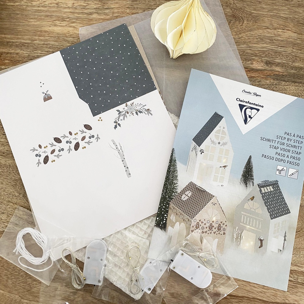 Kit décoration de noël maisonnettes