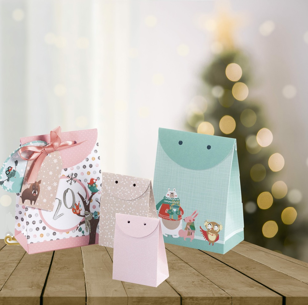Kit pour faire son propre calendrier de l'avent - boîte cadeau pastel