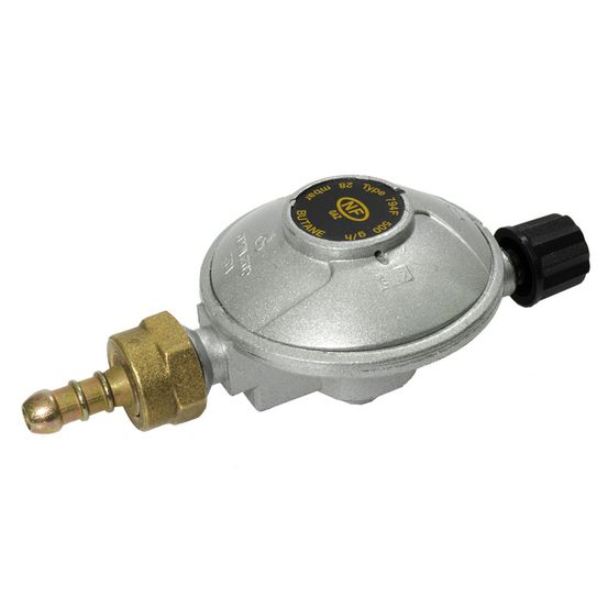Détendeur gaz butane 28 mbar + tétine pour bouteilles campingaz