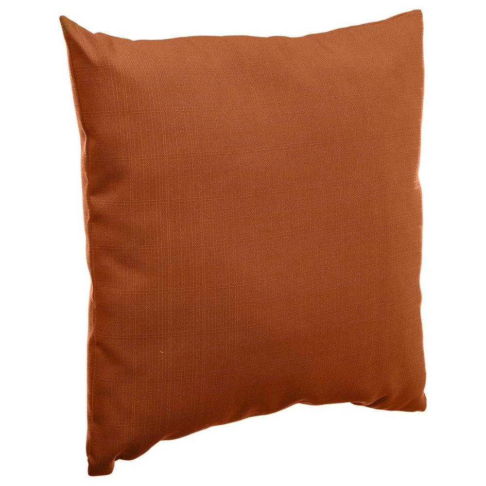 Coussin déco d'extérieur korai terracotta 40x40 cm