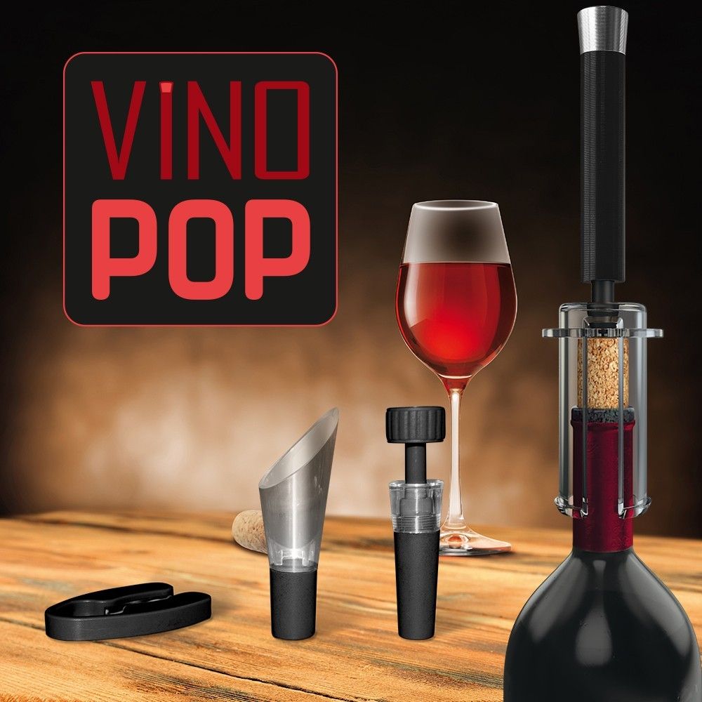 Helweet Kit Sommelier 4 En 1 – Tire-Bouchon Professionnel, Verseur, Bouchon & Anneau Anti-Goutte – Coffret Cadeau Bois Élégant
