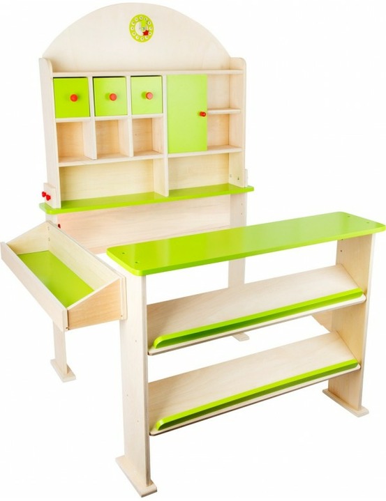 Stand de marchande jour du marché > en bois 87x78x112 cm