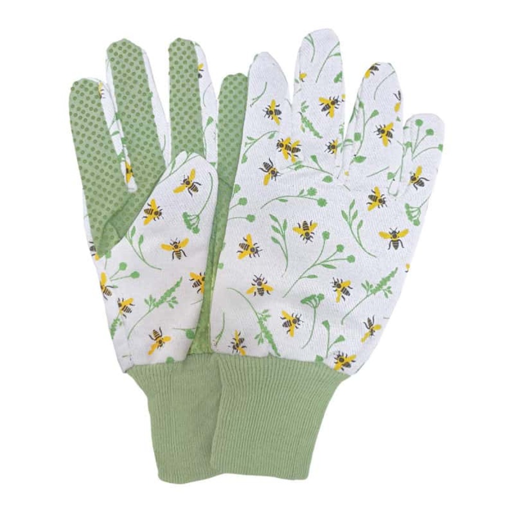 Gants jardinage imprimés abeilles tu