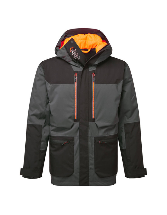 Ev4 parka d'hiver - taille xl - gris métal - portwest