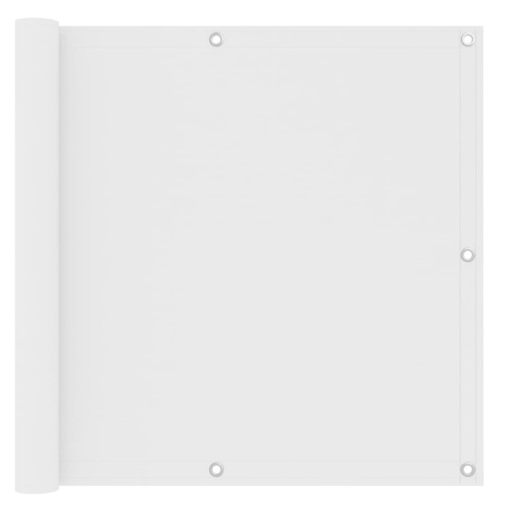 Écran de balcon blanc 90x500 cm tissu oxford