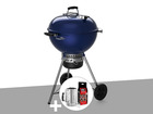 Barbecue à charbon  master-touch gbs c-5750 57 cm deep ocean blue avec kit d'all