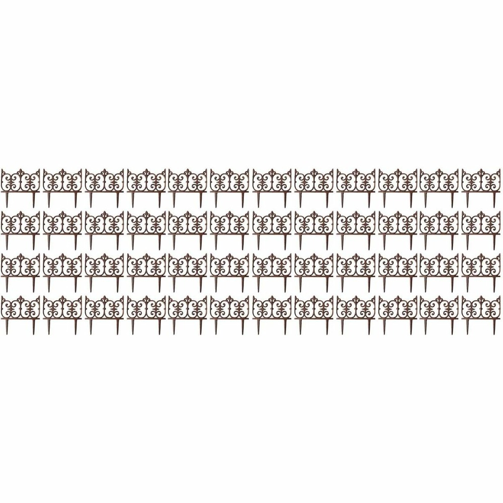 Bordure de jardin en fonte valentine lot de 48