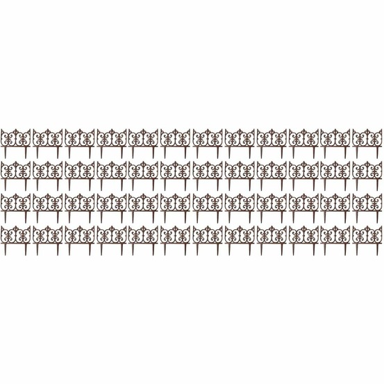 Bordure de jardin en fonte valentine lot de 48