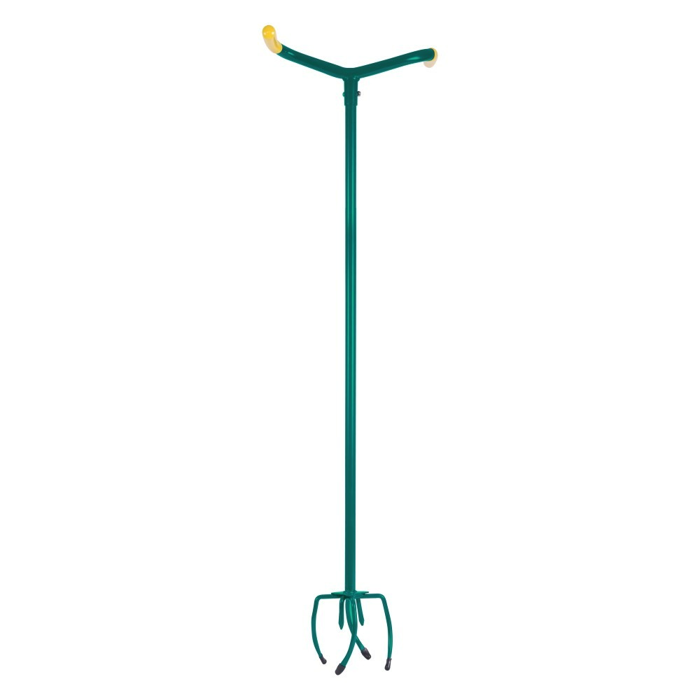 Griffe de jardinage à rotation en acier - outil de jardin utilisation debout pour bêcher et désherber -