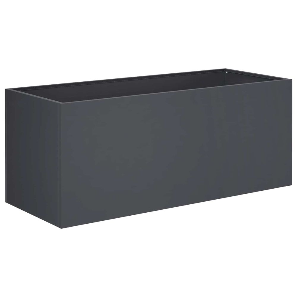 Cache-pot de jardin anthracite 80 x 40 x 40 cm