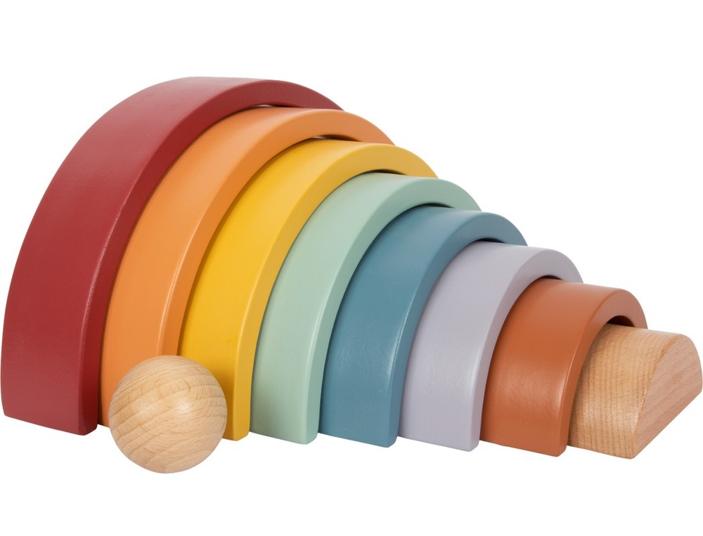 Arc-en-ciel en bois safari