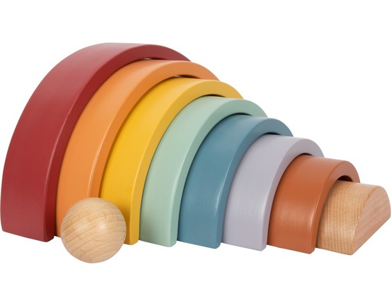 Arc-en-ciel en bois safari