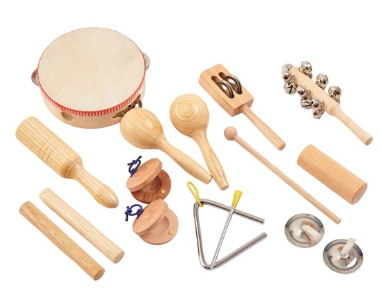 Set de 10 instruments de percussion