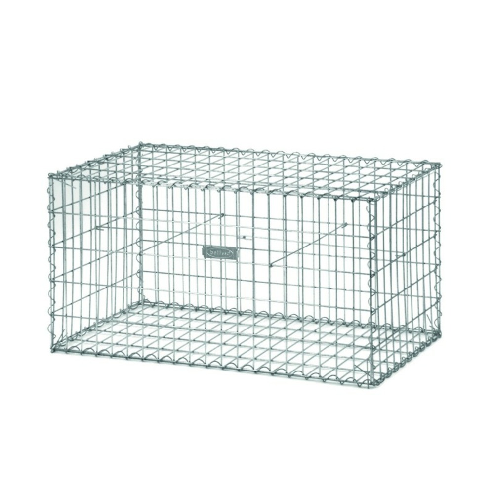 Gabion renforcé fil 4,5 mm à spirales - gris galvanisé 100 x 30 x 50 cm