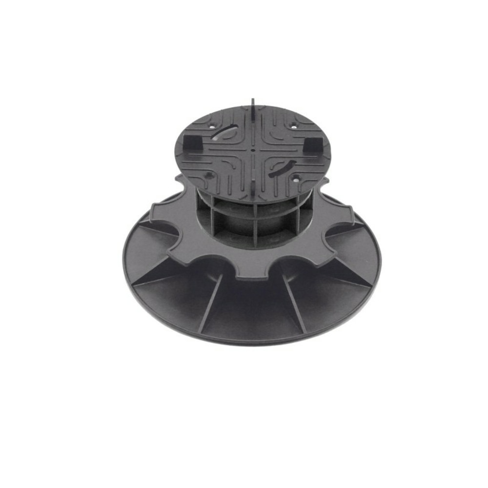 Plot terrasse dalle réglable 11 - 14 cm - noir