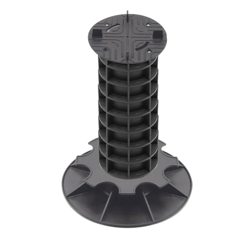 Plot terrasse dalle réglable 29 - 32 cm - noir