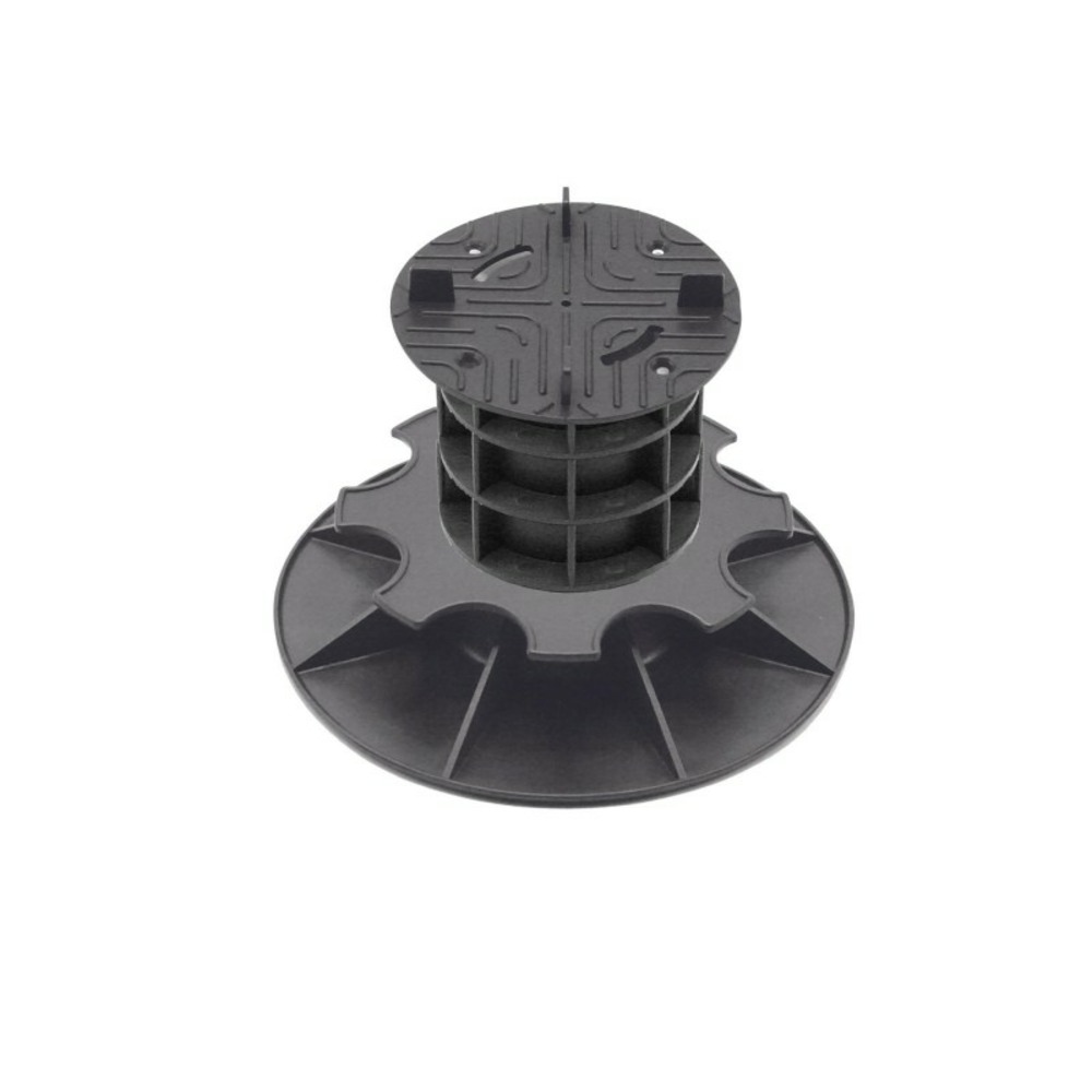 Plot terrasse dalle réglable 14 - 17 cm - noir