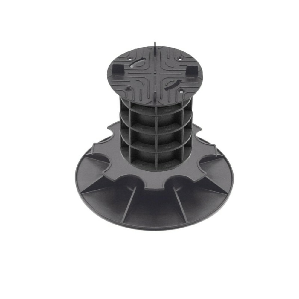 Plot terrasse dalle réglable 17 -20 cm - noir