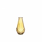 Vase bottle vichy - jaune (lot de 3)