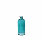 Vase jar bouteille s bleu (lot de 2)