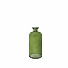 Vase jar bouteille s vert olive (lot de 2)