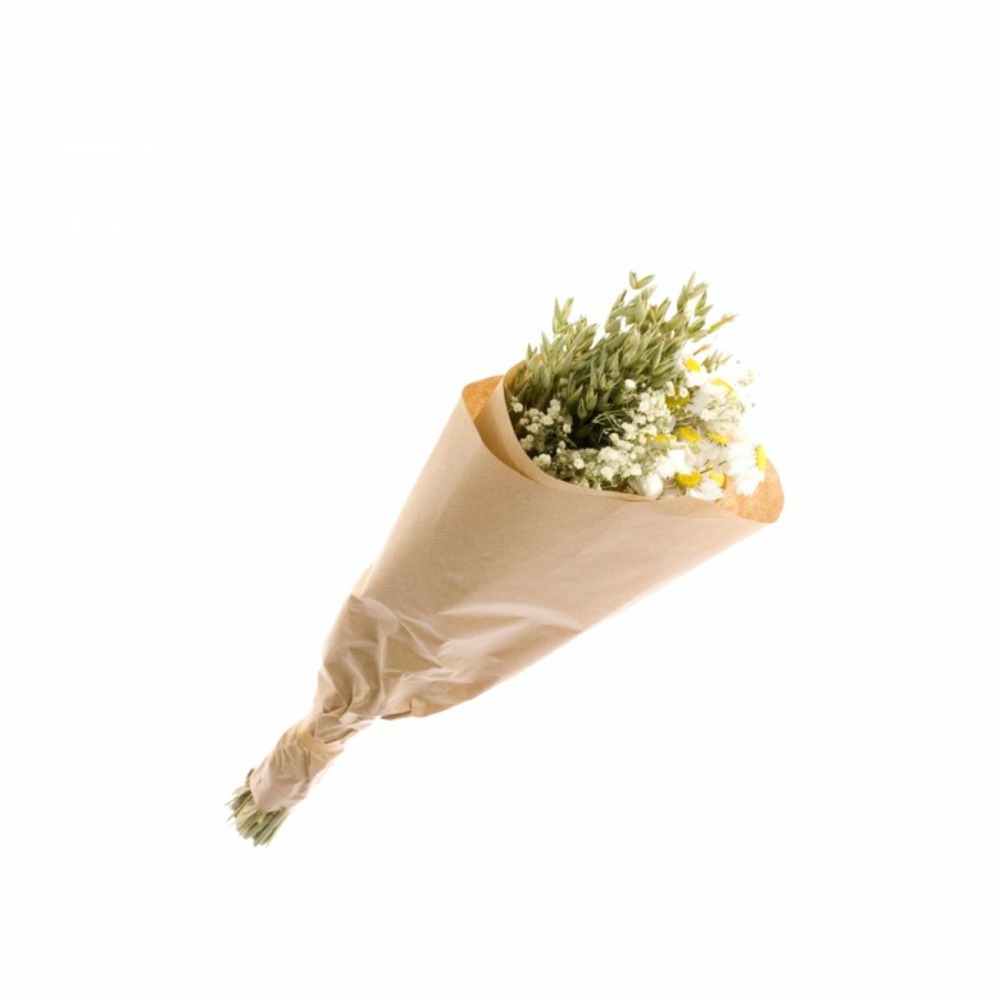 Bouquet de fleurs séchées s mix blanc