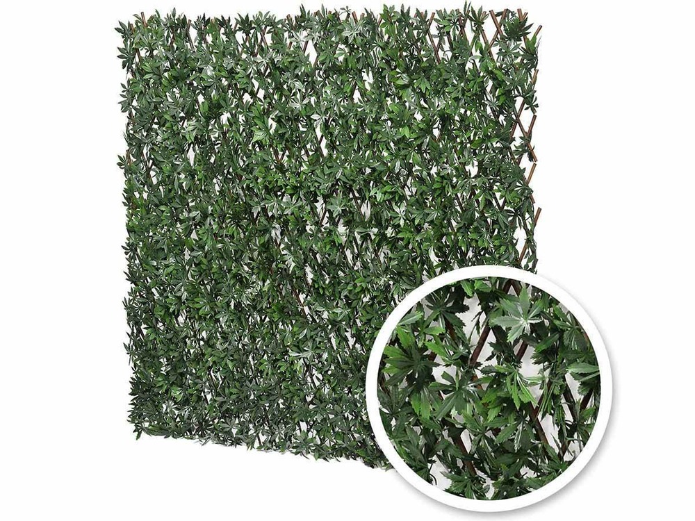 Treillis extensible feuilles de vigne vierge 2 m (2 treillis de 1 x 2 m)