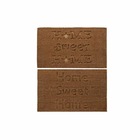 Paillasson dkd home decor marron caoutchouc coco (75 x 45 x 2,3 cm) (2 unités)
