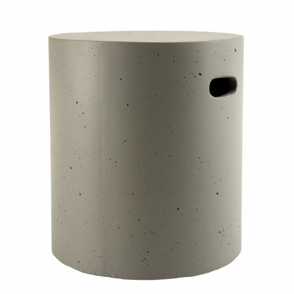 Table d'appoint de jardin ronde en béton d40 cm