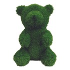 Peluche de jardin ours en gazon synthétique - vert 35 cm