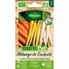 Sachet de graines carottes mélange de couleurs bio