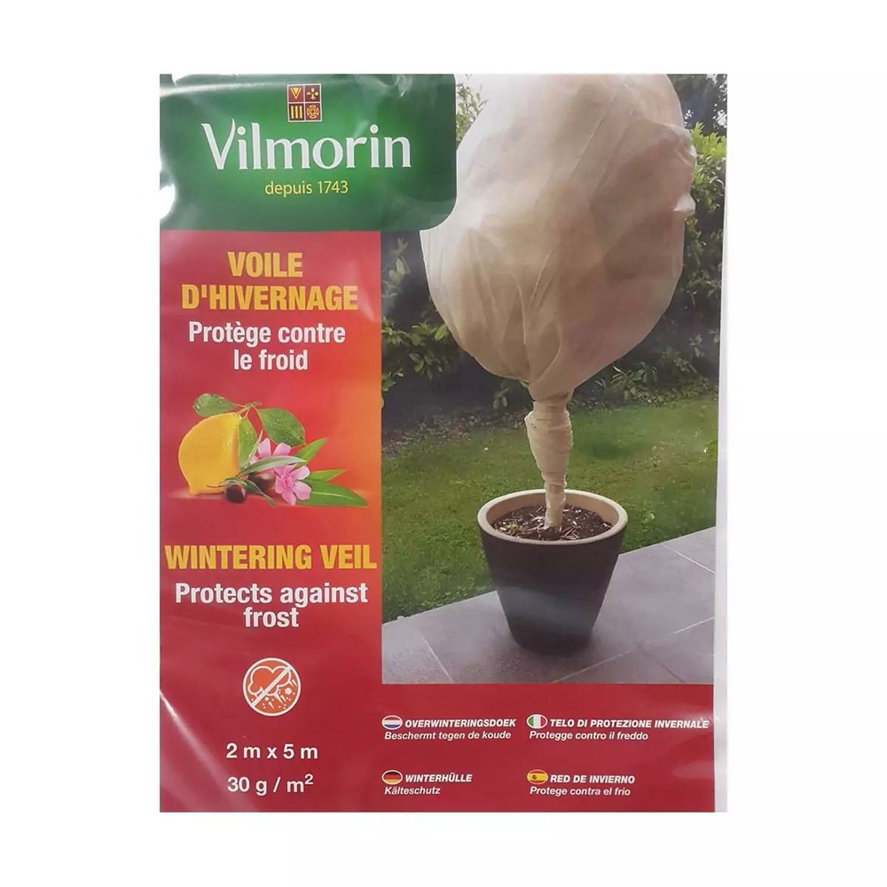 Protection Plantes Contre Gel Voile D'hivernage Prime Garden 50g/m² - Non Tissé Hivernage Blanc