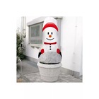 Housse d'hivernage décorative bonhomme de neige 130x160cm