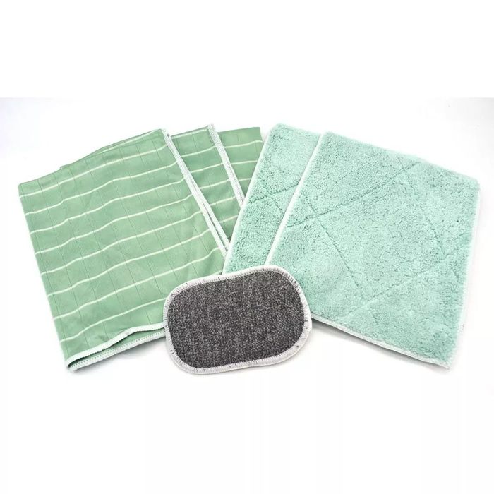 Éponges En Bambou Double Face 10x15cm - Lot Lavable Réutilisable Pour Nettoyage Écologique