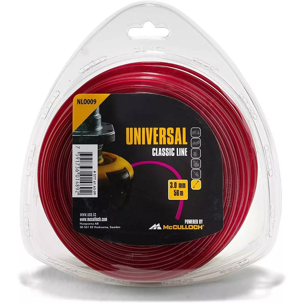 Fil de coupe-herbe en nylon 3. 0mm x 56m nlo009