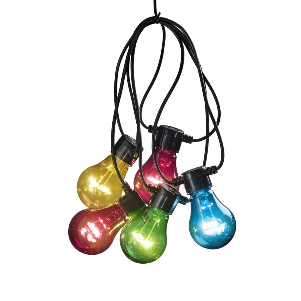 Guirlande lumineuse avec 10 ampoules multicolore
