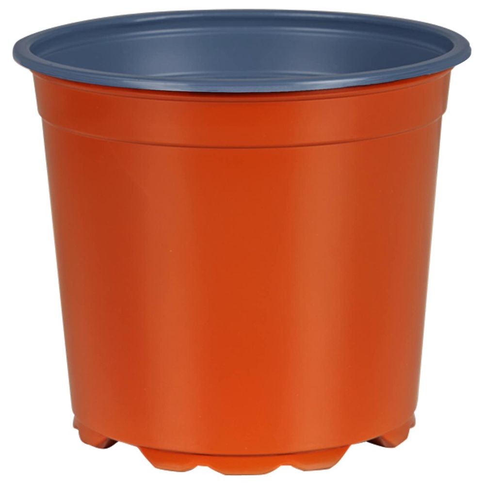 Pot à fleurs rond 200 pc terre cuite ø 15 x 13 cm plastique