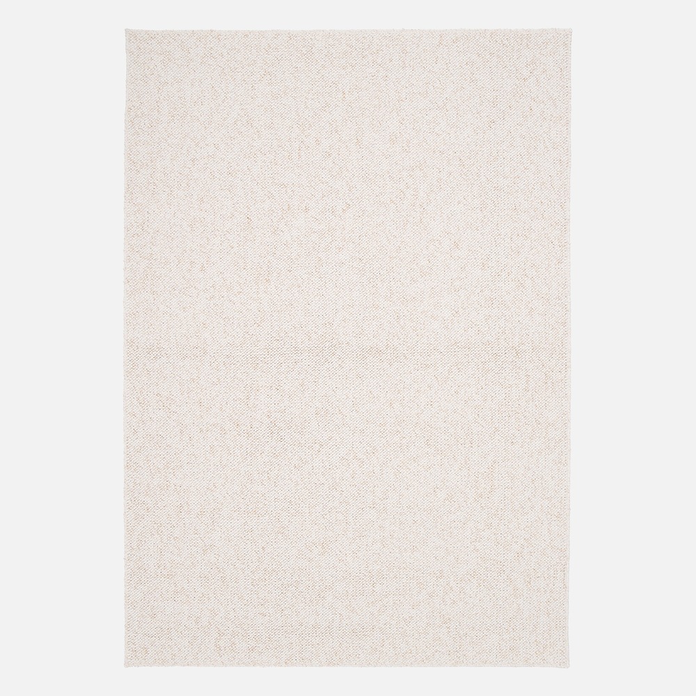 Tapis intérieur bouclette crème effet chiné