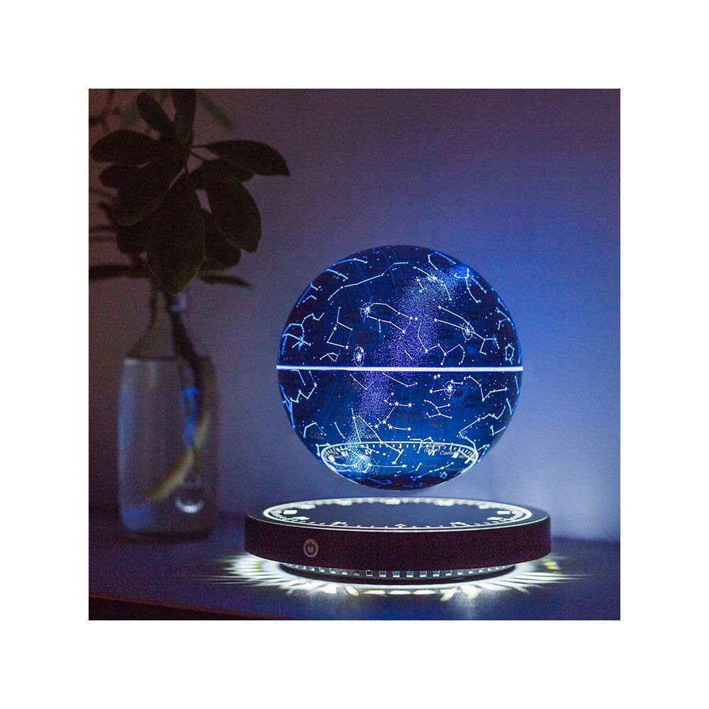 Globe En Lévitation Flottant Rotatif 15,2 Cm - Lampe Magnétique 7 Couleurs Changeantes, Cadeau Original