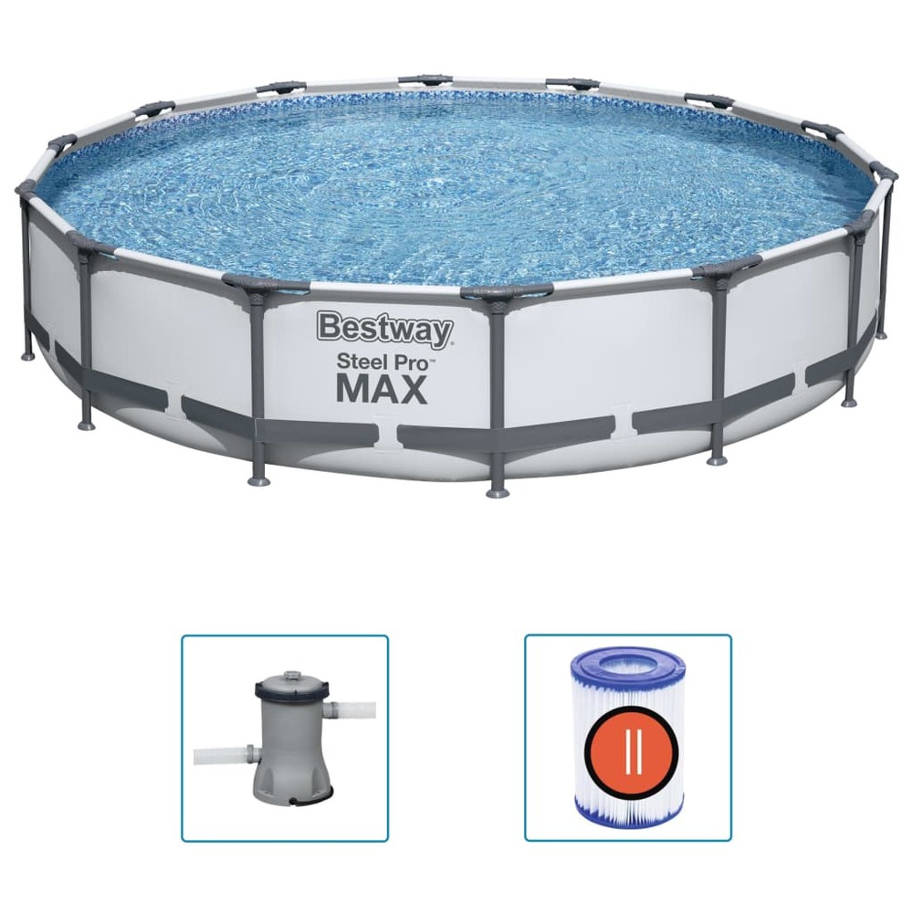 Ensemble de piscine steel pro max 427x84 cm