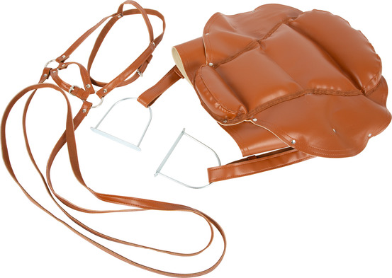 Selle et bride pour cheval de bois