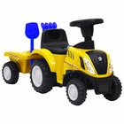 Tracteur pour enfants new holland jaune