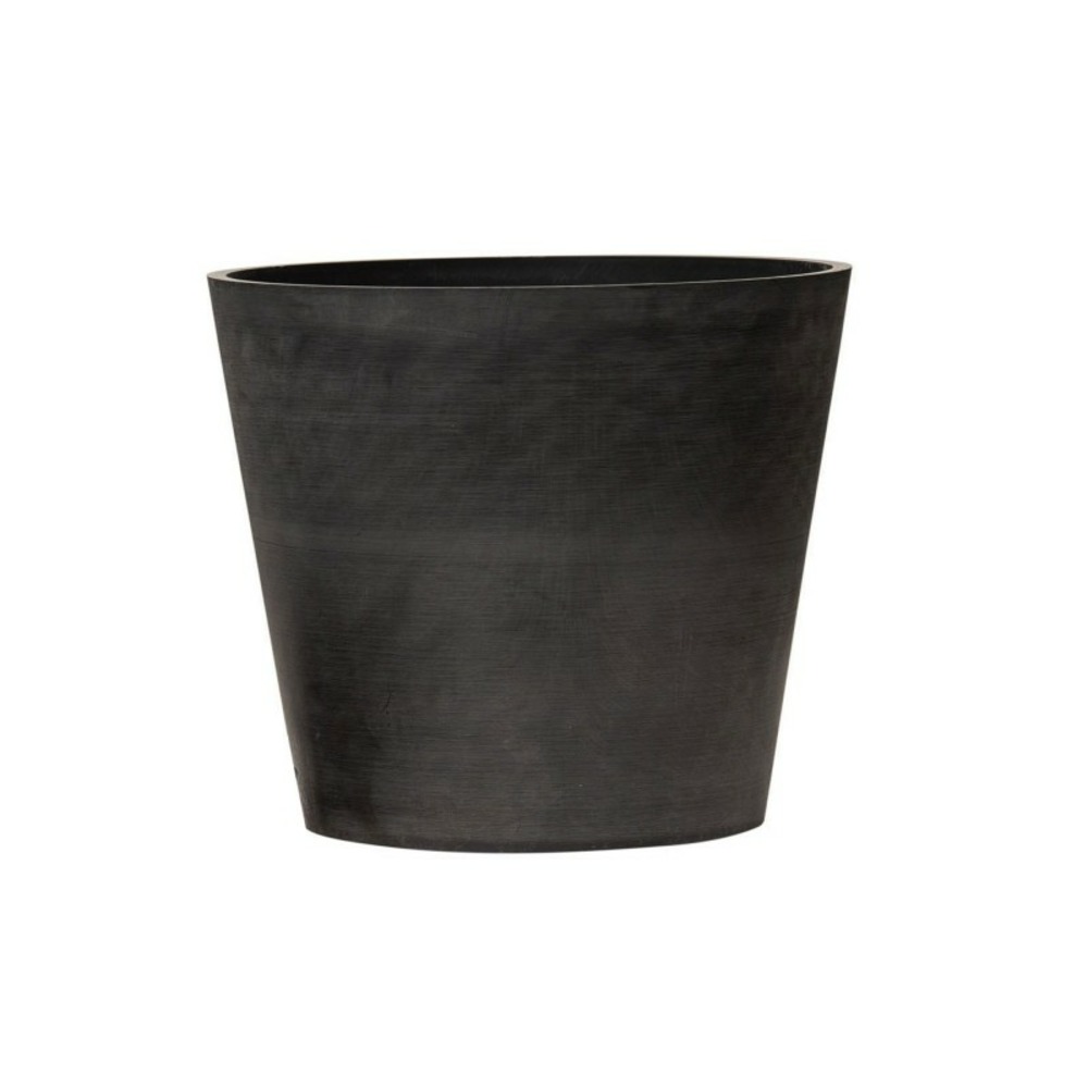 Pot de fleur rond Vio - ⌀ 37cm - noir - design de plant de