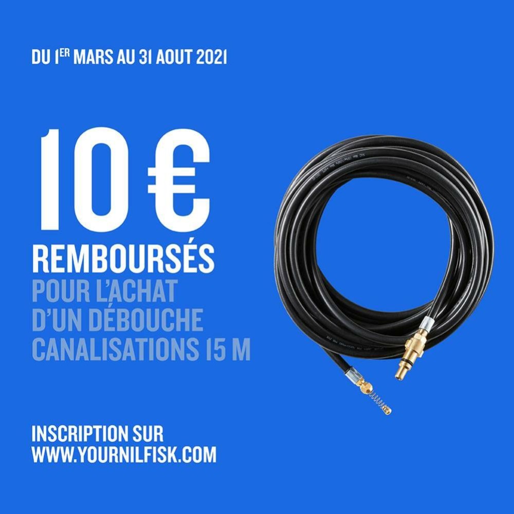 Nilfisk accessoire déboucheur de canalisations pour nettoyeur haute pression nilfisk - 6410766