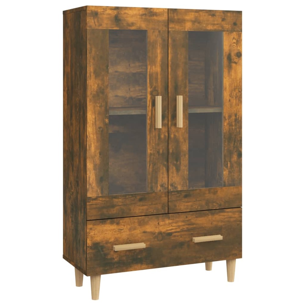 Buffet bahut commode armoire meuble de rangement organisateur cuisine salle de séjour salon haut 70 x 31 x 115 cm bois d'ingé