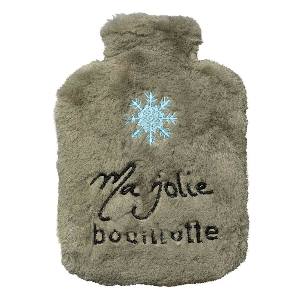 Bouillotte peluche flocon