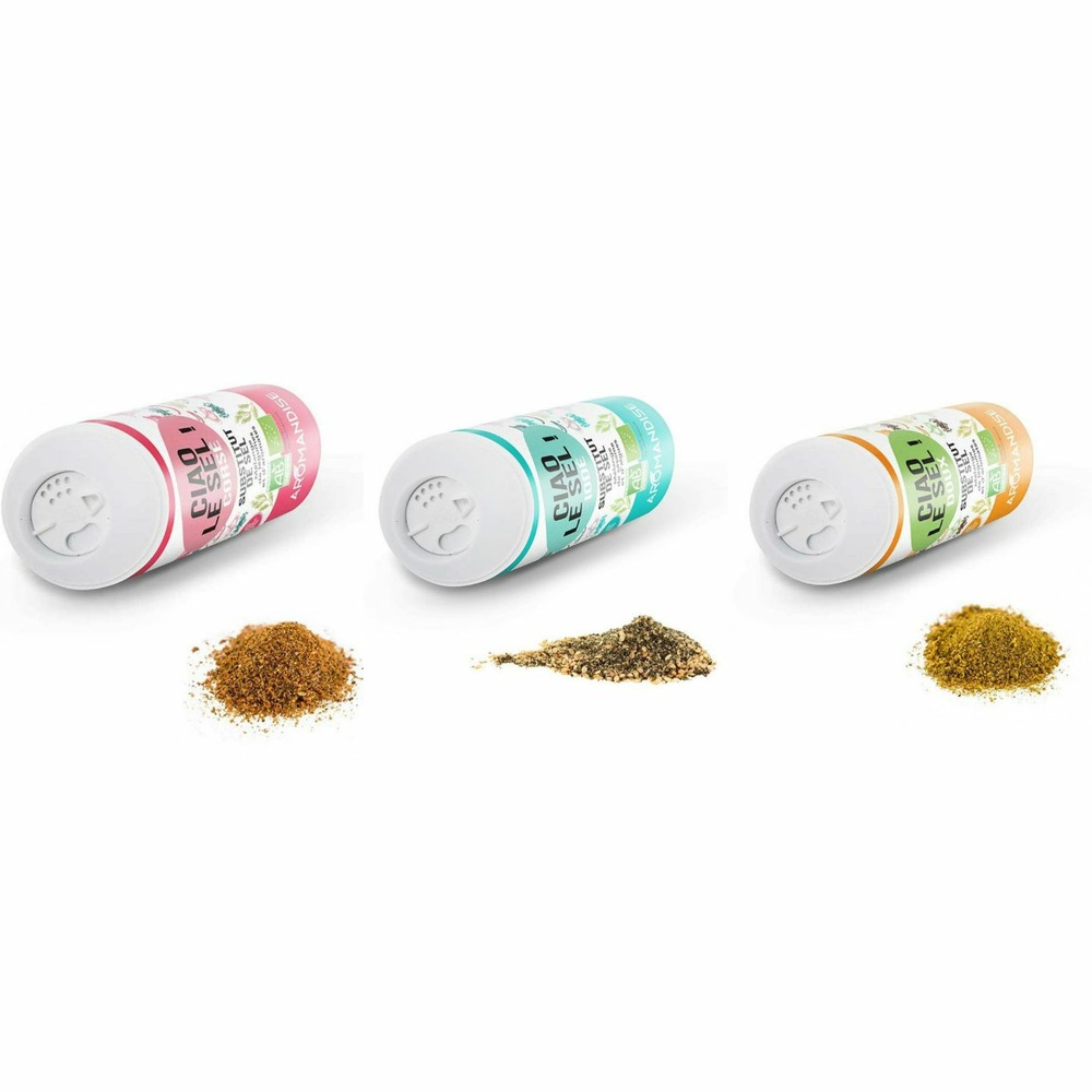 Trio de susbtituts de sel : doux,corsé et iodé