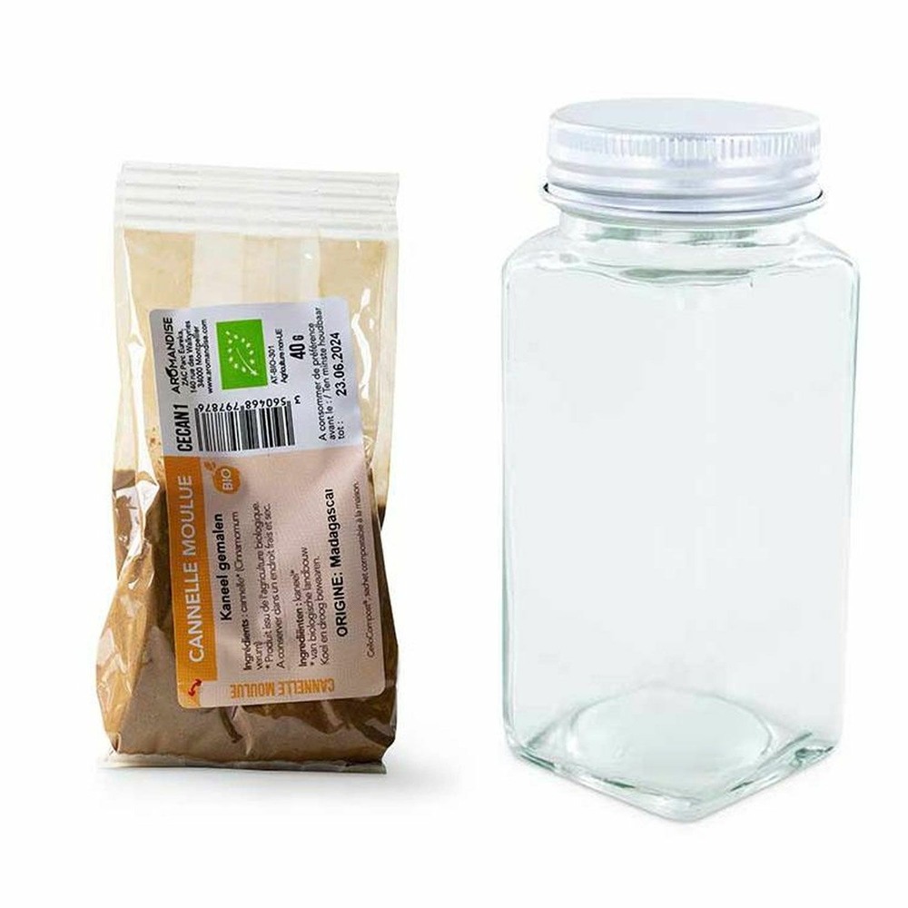 Flacon à épices poudreur + cannelle de madagascar moulue 40 g